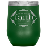 MeditateHealing.com Stainless Steel Vacuum Insulated Wine Tumbler