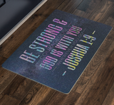 Bible Verses Anti-Slip Protective Doormat ~Joshua 1:9~ Design 9