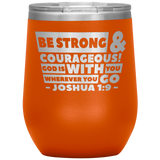 MeditateHealing.com Stainless Steel Vacuum Insulated Wine Tumbler