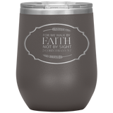 MeditateHealing.com Stainless Steel Vacuum Insulated Wine Tumbler