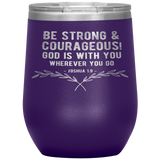 MeditateHealing.com Stainless Steel Vacuum Insulated Wine Tumbler