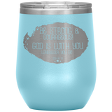 MeditateHealing.com Stainless Steel Vacuum Insulated Wine Tumbler