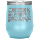 MeditateHealing.com Stainless Steel Vacuum Insulated Wine Tumbler