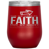 MeditateHealing.com Stainless Steel Vacuum Insulated Wine Tumbler