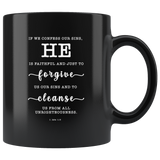 MeditateHealing.com | Dishwasher Safe Black Mugs