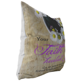 MeditateHealing.com Superior Broadcloth Fabric Throw Pillow Case