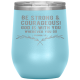MeditateHealing.com Stainless Steel Vacuum Insulated Wine Tumbler