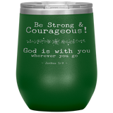 MeditateHealing.com Stainless Steel Vacuum Insulated Wine Tumbler