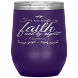 MeditateHealing.com Stainless Steel Vacuum Insulated Wine Tumbler