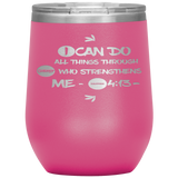 MeditateHealing.com Stainless Steel Vacuum Insulated Wine Tumbler