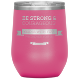 MeditateHealing.com Stainless Steel Vacuum Insulated Wine Tumbler