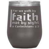 MeditateHealing.com Stainless Steel Vacuum Insulated Wine Tumbler