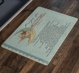 Bible Verses Anti-Slip Protective Doormat Prayer for Salvation ~Jonah 2:2-9~ (Design: Angel 1)