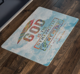 Bible Verses Anti-Slip Protective Doormat ~Psalm 73:26~ Design 13