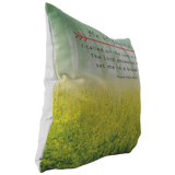 MeditateHealing.com Superior Broadcloth Fabric Throw Pillow Case