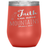 MeditateHealing.com Stainless Steel Vacuum Insulated Wine Tumbler