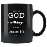 MeditateHealing.com | Dishwasher Safe Black Mugs