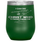 MeditateHealing.com Stainless Steel Vacuum Insulated Wine Tumbler