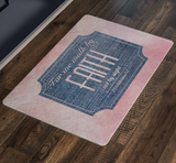 Bible Verses Anti-Slip Protective Doormat ~2 Corinthians 5:7~ Design 15