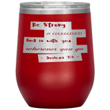 MeditateHealing.com Stainless Steel Vacuum Insulated Wine Tumbler