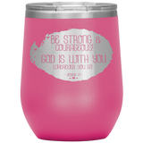 MeditateHealing.com Stainless Steel Vacuum Insulated Wine Tumbler