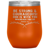 MeditateHealing.com Stainless Steel Vacuum Insulated Wine Tumbler