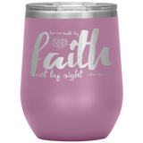 MeditateHealing.com Stainless Steel Vacuum Insulated Wine Tumbler