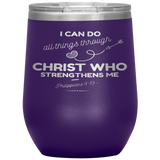 MeditateHealing.com Stainless Steel Vacuum Insulated Wine Tumbler