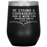 MeditateHealing.com Stainless Steel Vacuum Insulated Wine Tumbler
