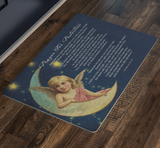 Bible Verses Anti-Slip Protective Doormat Prayer for Protection ~Psalm 91:9-16~ (Design: Angel 3)