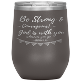 MeditateHealing.com Stainless Steel Vacuum Insulated Wine Tumbler