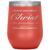 MeditateHealing.com Stainless Steel Vacuum Insulated Wine Tumbler