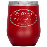 MeditateHealing.com Stainless Steel Vacuum Insulated Wine Tumbler