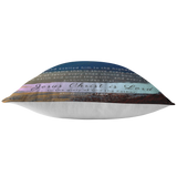 MeditateHealing.com Superior Broadcloth Fabric Throw Pillow Case