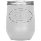 MeditateHealing.com Stainless Steel Vacuum Insulated Wine Tumbler