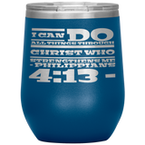 MeditateHealing.com Stainless Steel Vacuum Insulated Wine Tumbler