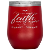 MeditateHealing.com Stainless Steel Vacuum Insulated Wine Tumbler