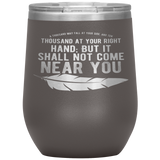 MeditateHealing.com Stainless Steel Vacuum Insulated Wine Tumbler