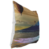 MeditateHealing.com Superior Broadcloth Fabric Throw Pillow Case