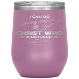 MeditateHealing.com Stainless Steel Vacuum Insulated Wine Tumbler