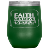 MeditateHealing.com Stainless Steel Vacuum Insulated Wine Tumbler