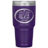 MeditateHealing.com 30oz Vacuum Tumbler