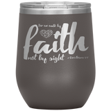MeditateHealing.com Stainless Steel Vacuum Insulated Wine Tumbler