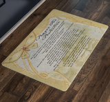 Bible Verses Anti-Slip Protective Doormat Prayer for Protection ~Psalm 91:1-8~ (Design: Butterfly 3)