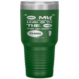 MeditateHealing.com 30oz Vacuum Tumbler