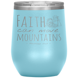 MeditateHealing.com Stainless Steel Vacuum Insulated Wine Tumbler
