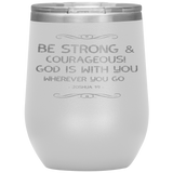 MeditateHealing.com Stainless Steel Vacuum Insulated Wine Tumbler