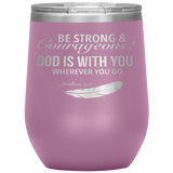 MeditateHealing.com Stainless Steel Vacuum Insulated Wine Tumbler