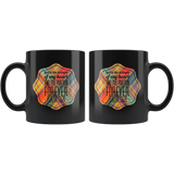 Bible Verses Black Mugs - Psalm 73:26 (Design 4) - Meditate Healing Christian Store