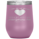 MeditateHealing.com Stainless Steel Vacuum Insulated Wine Tumbler